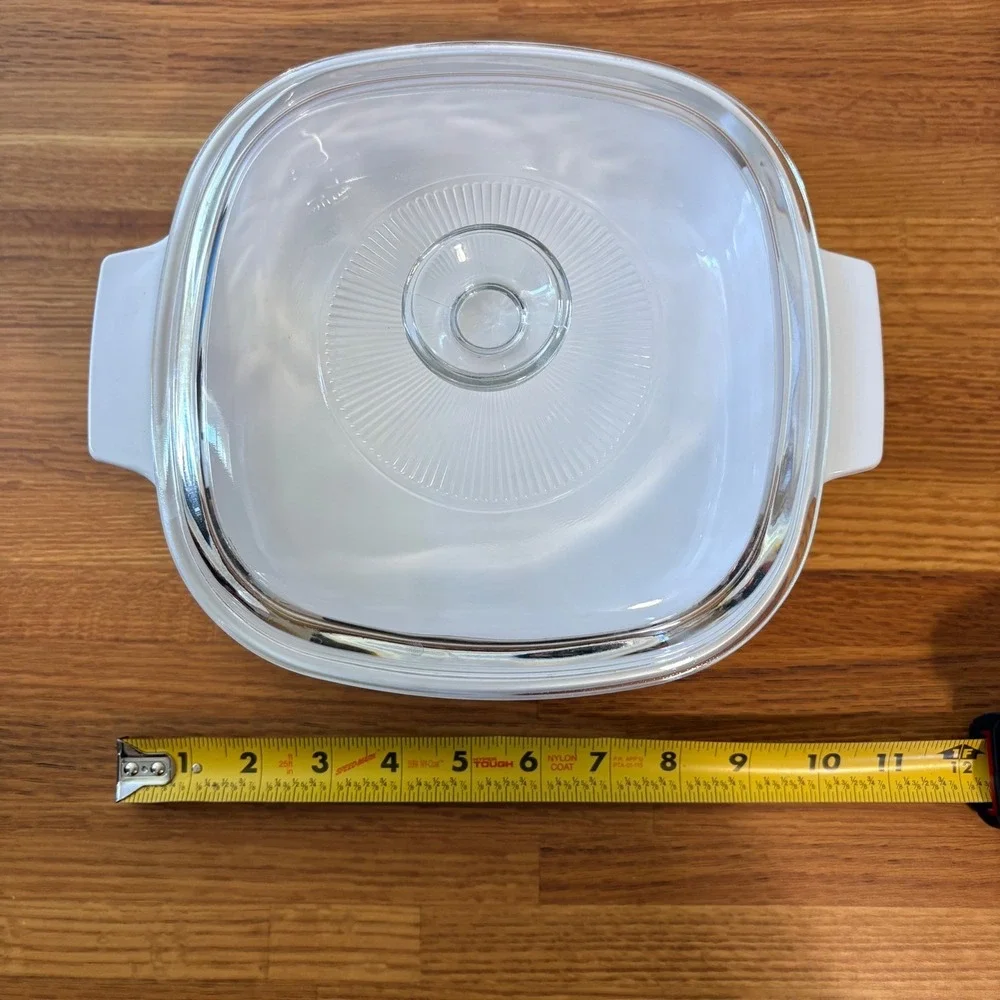 Corning Ware Casserole Dish A-2-B Callaway Ivy 2L White Green 8in‎ Square & Lid